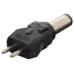 Size: 2.1 x 5.0

DC plugs size shows inside &Oslash and outside &Oslash.