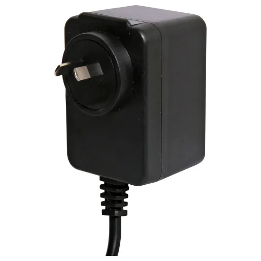 16VAC @ 1.38A
Unit has bare ends (no tip fitted)

MEPS Approved.

Dimensions:  80L x 55W x 55D mm