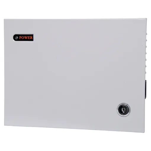 Provides 24V DC power to each of 8 outputs. Maximum current across all outputs is 5A (600mA per output).  Each output is fitted with screw terminals and a resettable fuse.  The design includes output current limiting, over voltage protection, revers