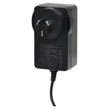 24V DC Switchmode Plugpack Supplied with fixed screw on positive 2.1mm DC tip. Compact design with high current regulated output.