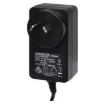 12V DC, 2 Amp Switchmode Plugpack Supplied with a fixed positive to tip 2.5mm DC jack (2.5ID x 5.5OD x 10L). Compact design with high current regulated output. Energy authority approved. MEPS approved. Dimensions: 75L x 42W x 40D mm.