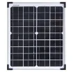 This quality 20W 12V monocrystalline solar panel module is designed for direct connection to a solar charge controller for use in remote power systems. The compact size makes it perfect for battery maintenance in low power equipment.