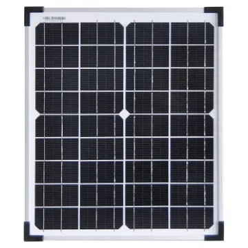 This quality 20W 12V monocrystalline solar panel module is designed for direct connection to a solar charge controller for use in remote power systems. The compact size makes it perfect for battery maintenance in low power equipment.