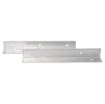 These ‘rust-free’ aluminium brackets provide an easy way of mounting the Altronics solar panel range to a flat surface. Ideally suited for portable installations in 4WDs, caravans, boats etc. Dimensions: 200 x 25 x 25mm. Sold in pairs.