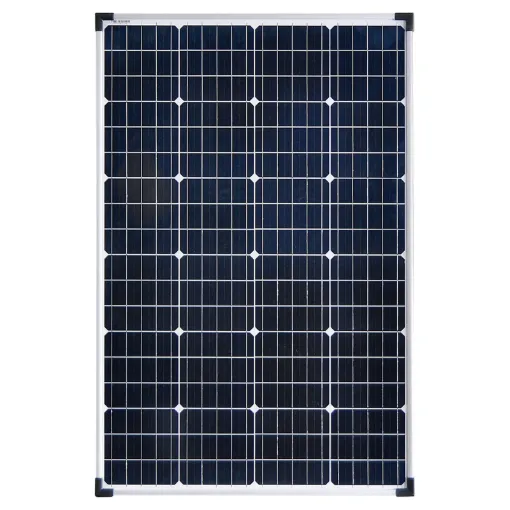 This quality 225W 24V monocrystalline solar panel module is designed for direct connection to a solar charge controller for use in remote power systems. This model is suitable for use in 24V battery systems or grid connected systems, large commercial solar installations etc.