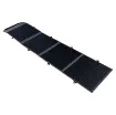 Provide portable charging power for your campsite set up. Double stitched panels, durable webbing straps and metal hanging loops and zippered cable pocket. Folds up and secures with velcro for a fast getaway! 5m Anderson cable connection.