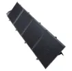 Provide portable charging power for your campsite set up. Double stitched panels, durable webbing straps and metal hanging loops and zippered cable pocket. Folds up and secures with velcro for a fast getaway! 5m Anderson cable connection.