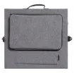 Provide portable charging power for your campsite set up. Double stitched panels, durable webbing straps and metal hanging loops and zippered cable pocket. Folds up and secures with velcro for a fast getaway! 5m Anderson cable connection.