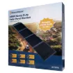Provide portable charging power for your campsite set up. Double stitched panels, durable webbing straps and metal hanging loops and zippered cable pocket. Folds up and secures with velcro for a fast getaway! 5m Anderson cable connection.