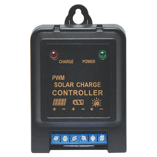 An ultra compact PWM solar charge controller for compact solar power systems using panels 40 Watts or less.