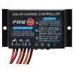 This compact PWM 4 stage solar charge controller is ideal for 12V battery systems.