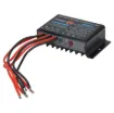 This compact PWM 4 stage solar charge controller is ideal for 12V battery systems.