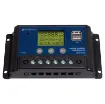 Featuring intelligent charge control, adjustable parameters, LCD screen and USB charging outputs this solar regulator represents outstanding value for under $100. It is suitable for permanent installations of lead acid and gel battery solar panel systems. The LCD allows for easy selection of charging parameters such as PV switch off voltage, load s