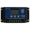 Featuring intelligent charge control, adjustable parameters, LCD screen and USB charging outputs this solar regulator represents outstanding value for under $100. It is suitable for permanent installations of lead acid and gel battery solar panel systems. The LCD allows for easy selection of charging parameters such as PV switch off voltage, load s