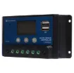 Featuring intelligent charge control, adjustable parameters, LCD screen and USB charging outputs this solar regulator represents outstanding value for under $100. It is suitable for permanent installations of lead acid and gel battery solar panel systems. The LCD allows for easy selection of charging parameters such as PV switch off voltage, load s