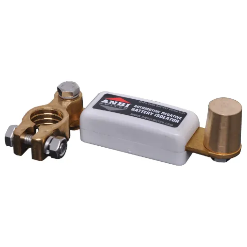 This battery switch eliminates drainage of stored power by isolating the battery from components. Easy to install