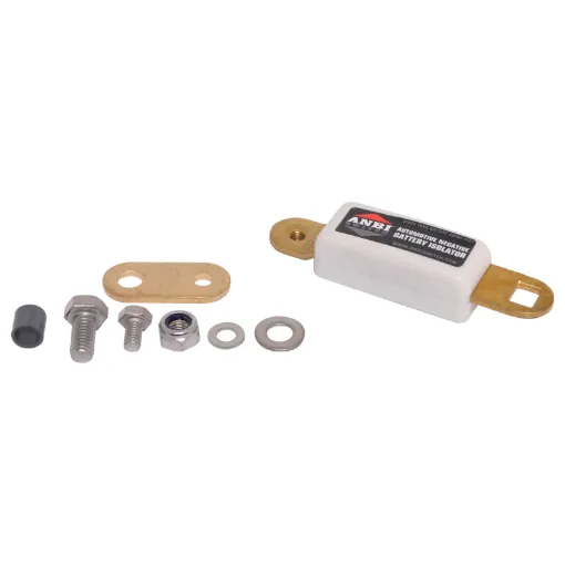The ANBI Caravan and Camper Trailer switch is designed to avoid the inconvenience of having a completely flat battery. The switch eliminates drainage of stored power by isolating the battery from components.