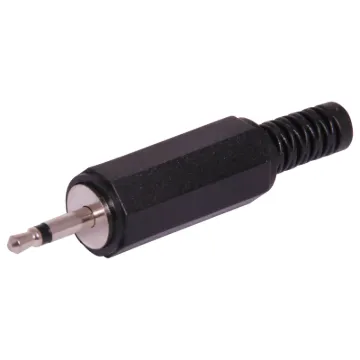 2.5mm Plug Mono Black