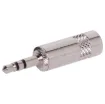High quality Neutrik line jack plug. 4mm cable entry
