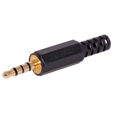 4 pole black 4.5mm cable entry