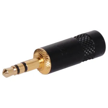 High quality Neutrik line jack plug. 4mm cable entry rean