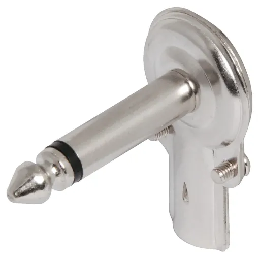 6.35mm Plug 90  Mono. Metal Housing