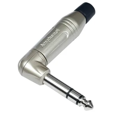 High quality Amphenol right angle jack plug. Designed for use in high end audio installations where space is limited.