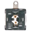 6.35mm chassis mount insulated stereo socket with DPDT 
isolated switch. Mounting hole 12mm. Insulated from chassis.
