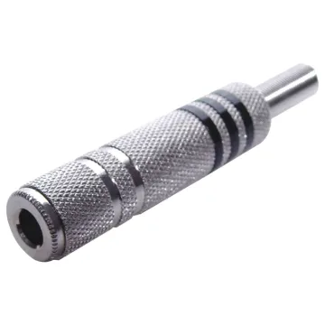 Socket jack, 6.35 metal stereo.