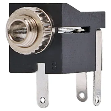 2.5mm mono chassis mount socket.
Switched contact.