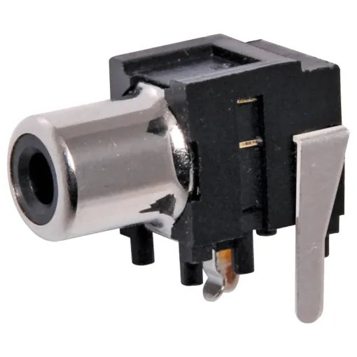 PCB mount RCA socket. Switch Version.