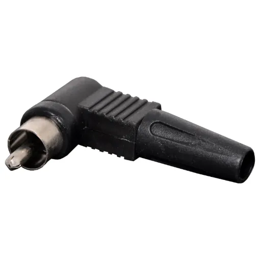 90 angled plugs for confined spaces eg: behind hi-fi equipment in a cabinet.
Maximum cable entry size 5m.  Black