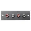 4 way panel mount socket. Insulated from chassis with individual solder tag connections.