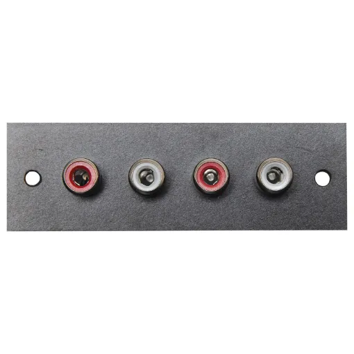 4 way panel mount socket. Insulated from chassis with individual solder tag connections.