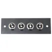 4 way panel mount socket. Insulated from chassis with individual solder tag connections.