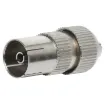 Metal line socket to suit RG6 and RG59.
