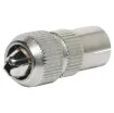 Metal line socket to suit RG6 and RG59.