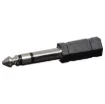 6.35mm Stereo Plug To 3.5mm Stereo Socket Adapter.