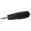 3.5mm socket to 2.5mm plug stereo adapter.