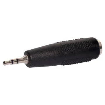 3.5mm socket to 2.5mm plug stereo adapter.