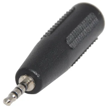 3.5mm socket to 2.5mm plug TRRS adapter.