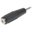 3.5mm socket to 2.5mm plug TRRS adapter.