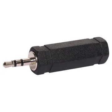 3.5mm Stereo Plug to 6.35mm Stereo Socket Adapter.