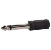 6.35mm Mono Plug To 3.5mm Mono Socket Adapter.