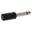 6.35mm Mono Plug To 3.5mm Mono Socket Adapter.