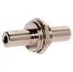 Allows easy connection from both sides via 3.5mm TRS connection. Ideal for custom AV wall plates or as a cable joiner. 12mm mounting hole. Stereo.