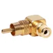 RCA to 1 x RCA Skt.

Depth when plugged in: 19mm
Overall dimensions: 32 x 25mm.