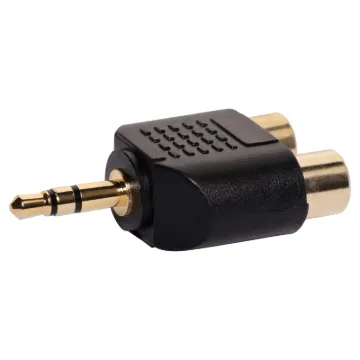 Stereo Plug. Ideal for plugging your PC or laptop audio/headphone output into your home stereo, mixer etc.
Just add an RCA lead.