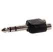 Stereo Plug.

Will save the day when you run out of TRS insert leads and all you have are RCA leads.