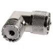 Right Angle PL259 Male To SO239 Female Adapter